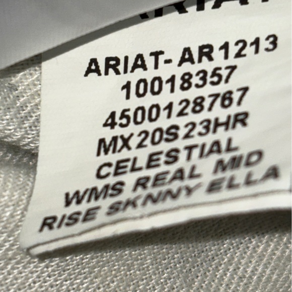 Ariat Real Denim Ella mid rise skinny jeans sz 28R EUC LN - Picture 9 of 9